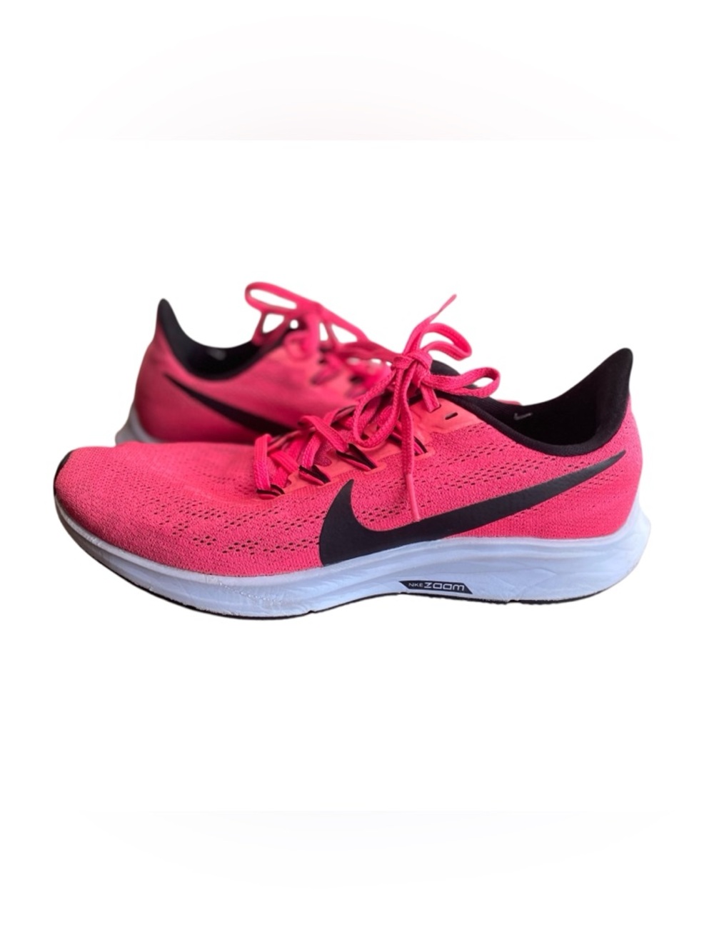 Nike Zoom Pegasus 36 Hyper Pink/Black Women’s Running Shoe Size 8.5
